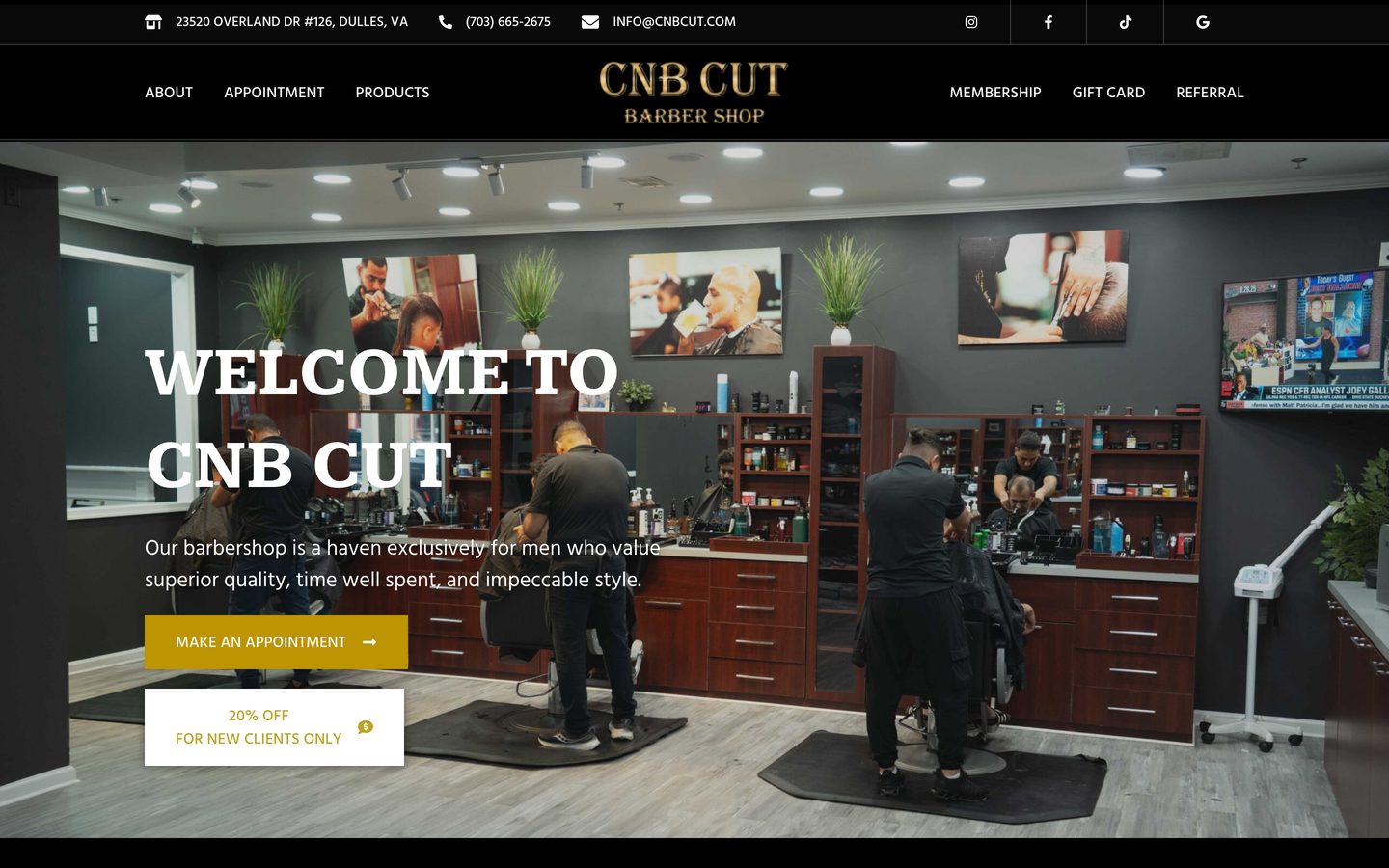 CNB Cut Barbershop on a Mac