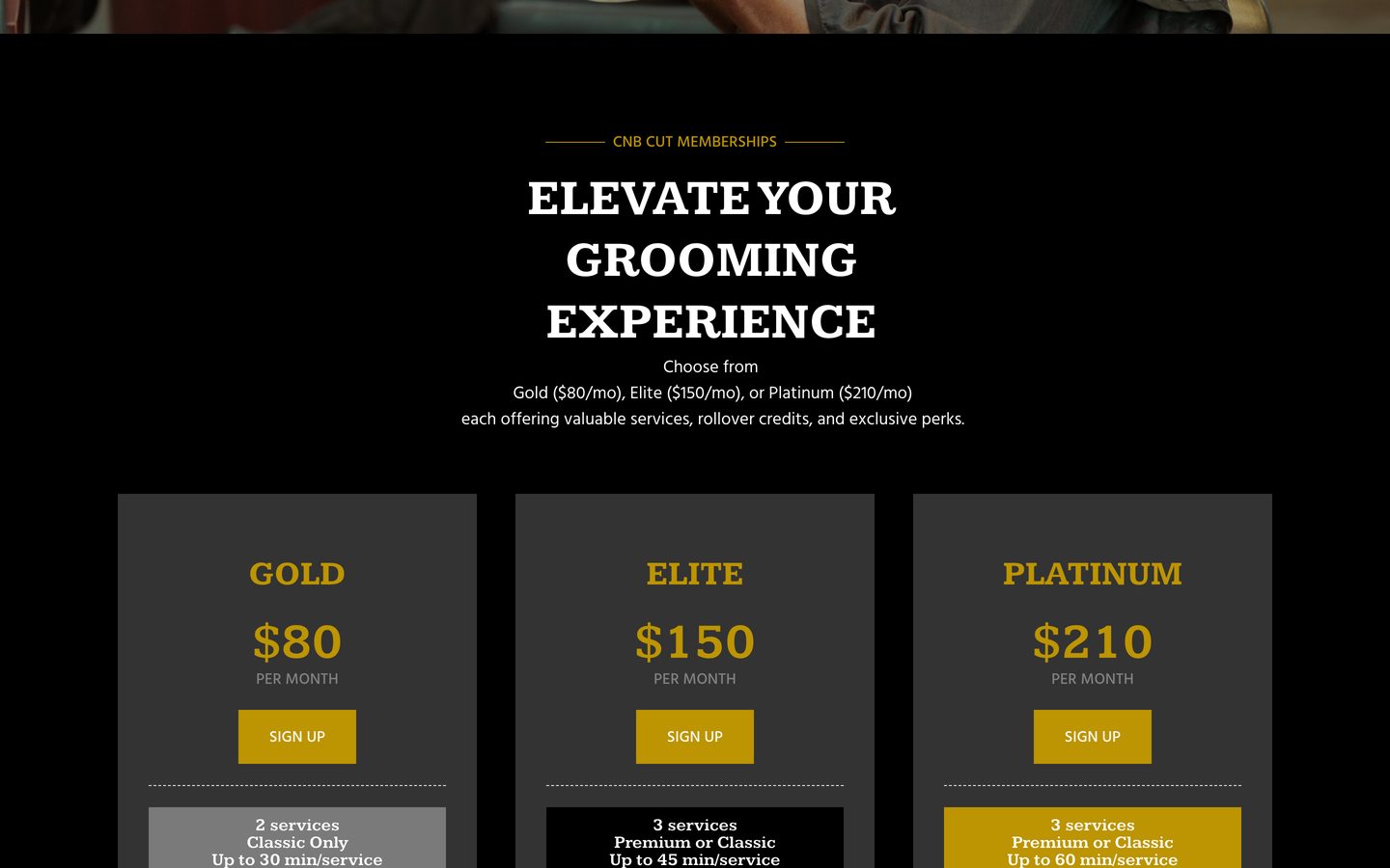 CNB Cut Barbershop: Membership on a Mac