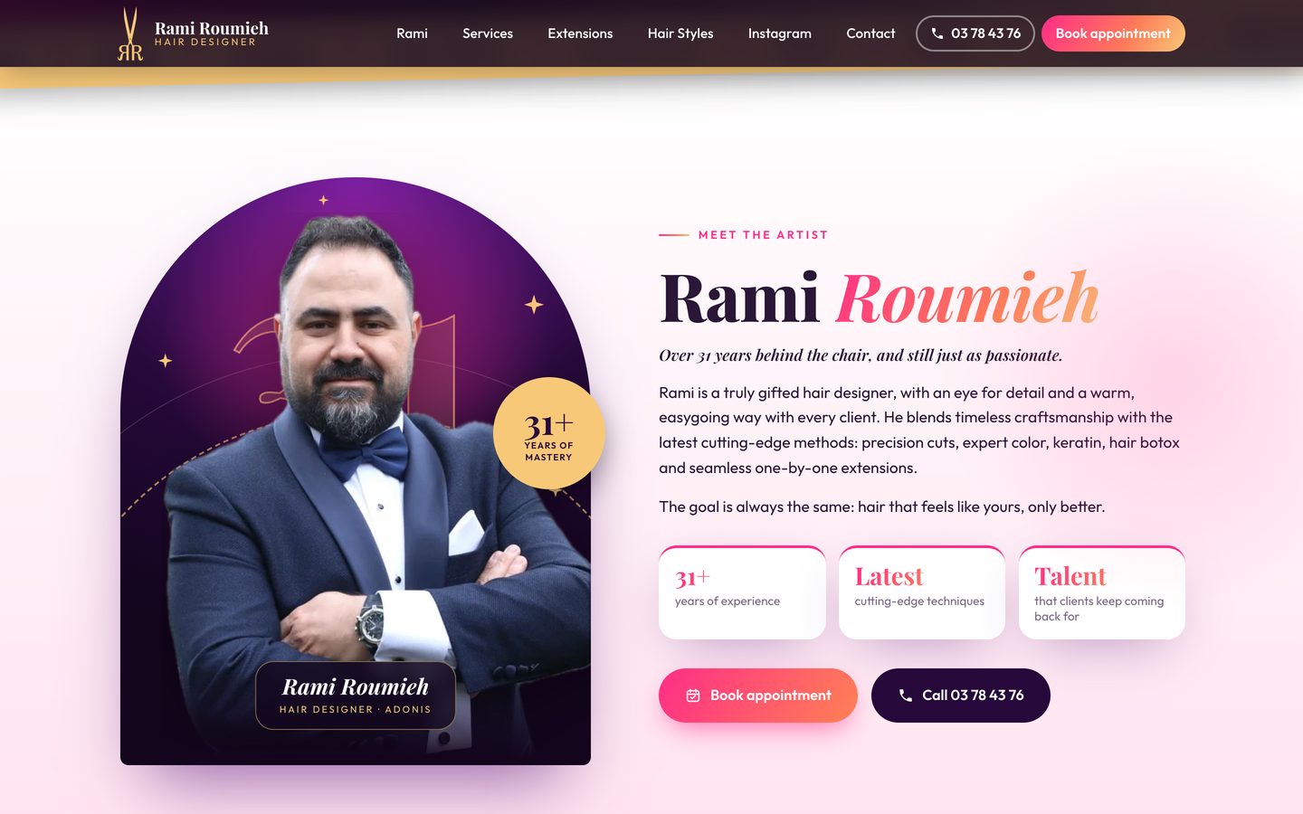 Salon Rami: Meet Rami on a Mac